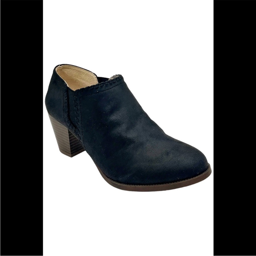 LifeStride Women's Joelle Leather Ankle Boot Black - 8.5W